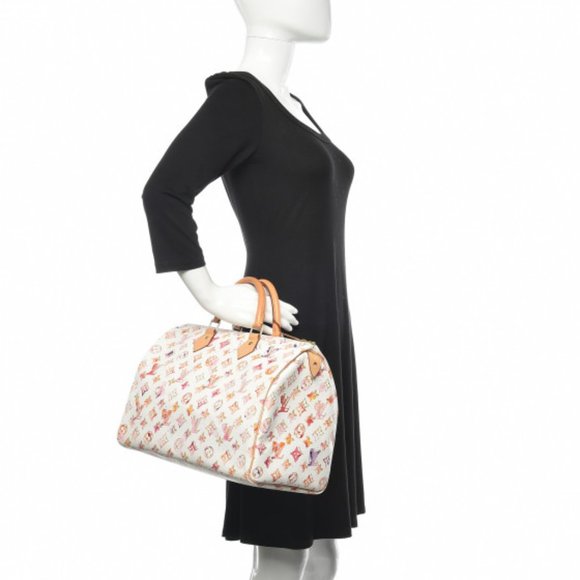 ❌SOLD❌Louis Vuitton Watercolor Aquarelle Speedy 35 - Picture 4 of 14